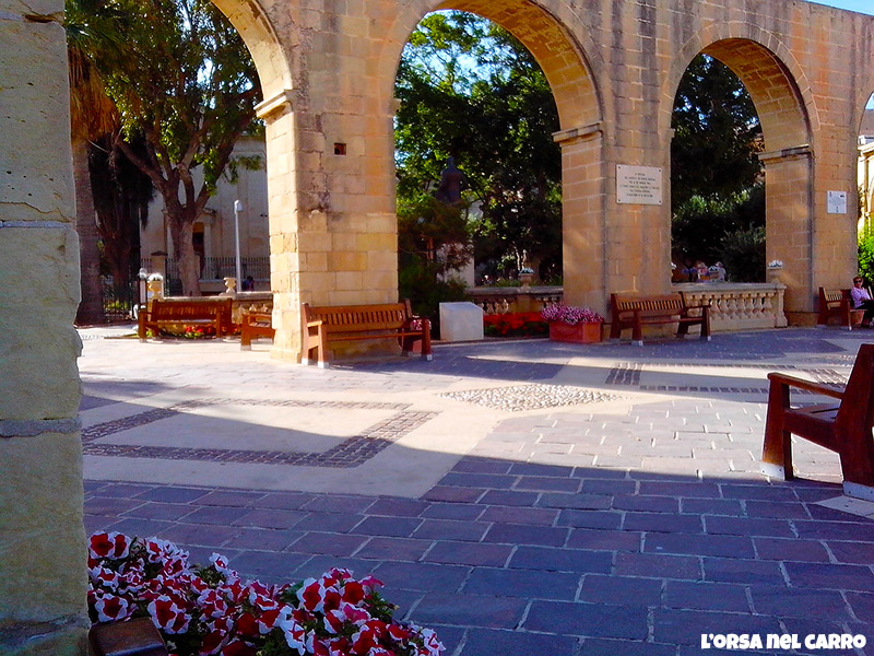Cosa vedere a La Valletta Upper Barakka Garden
